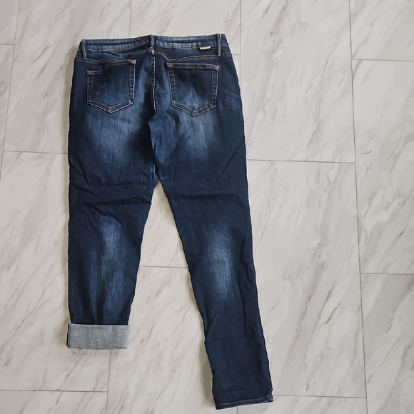 Maurices Dark Blue Cropped Jeans - Picture 2 of 6